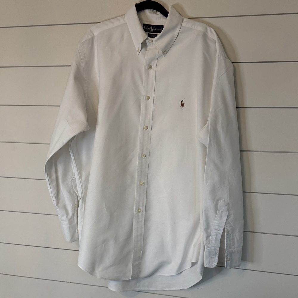Polo Ralph Lauren Yarmouth Men's Classic White Shirt 16/34